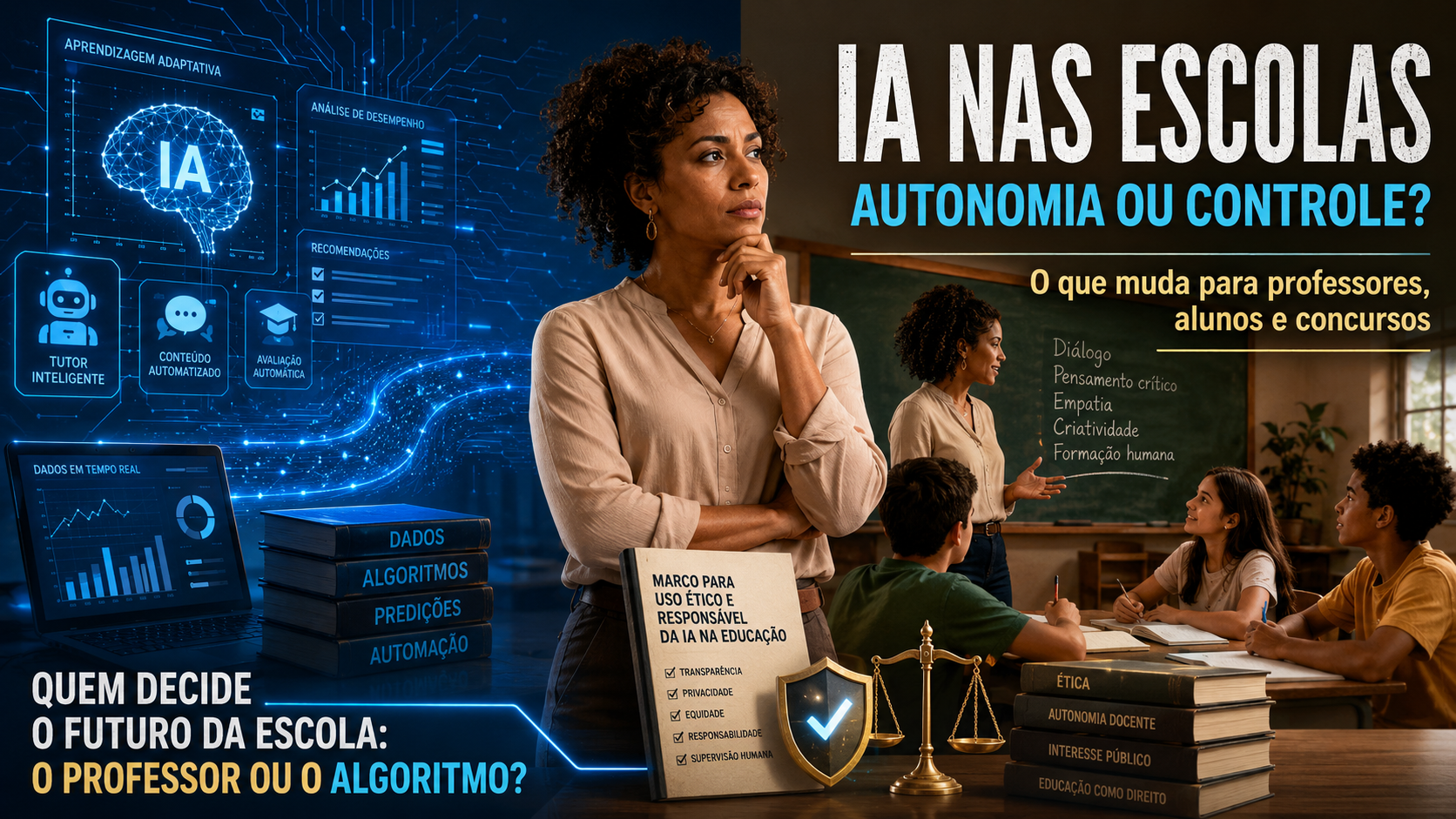 inteligência artificial na escola: quem decide o futuro, o professor ou o algoritmo