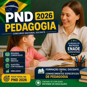 Combo PND 2026 — Pedagogia + Formação Geral Docente