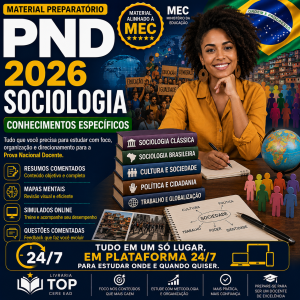Combo PND 2026 — Sociologia + Formação Geral Docente
