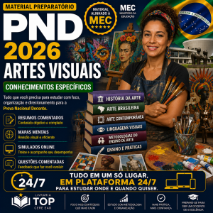 Combo PND 2026 — Artes Visuais + Formação Geral Docente