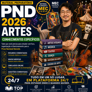 Combo PND 2026 — Artes + Formação Geral Docente