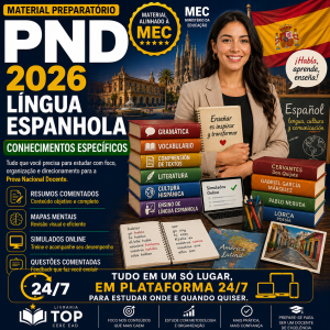 Combo PND 2026 — Língua Espanhola + Formação Geral Docente