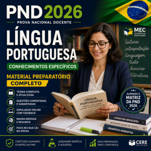 Combo PND 2026 — Língua Portuguesa + Formação Geral Docente