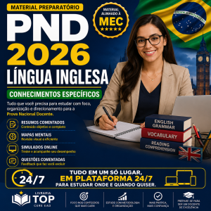 Combo PND 2026 — Língua Inglesa + Formação Geral Docente