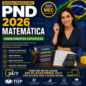 Combo PND 2026 — Matemática + Formação Geral Docente