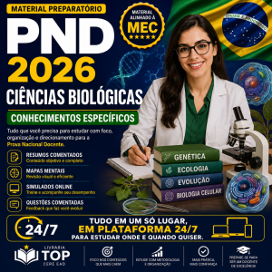 Combo PND 2026 — Ciências Biológicas + Formação Geral Docente