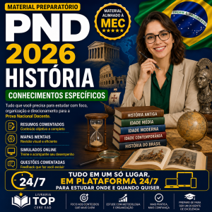 Combo PND 2026 — História + Formação Geral Docente