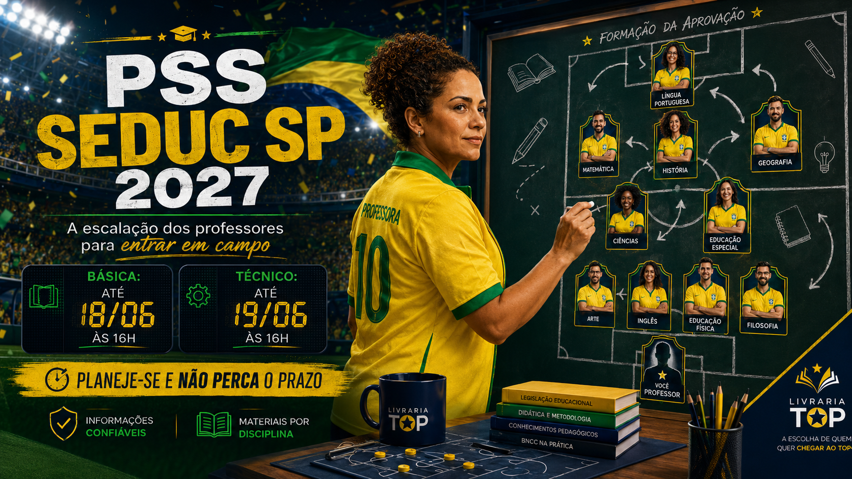 PSS SEDUC SP 2027 com datas da Educação Básica e do PSS Técnico