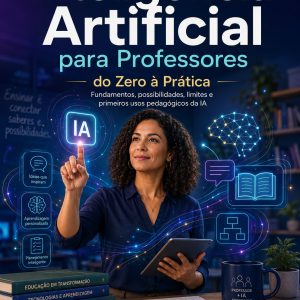 Capa do e-book Inteligência Artificial para Professores: do Zero à Prática, Volume 01 da Coleção Professor + IA da Livraria Top/CERE