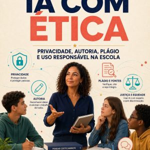 Capa do e-book IA com Ética, Volume 06 da Coleção Professor + IA da Livraria Top/CERE